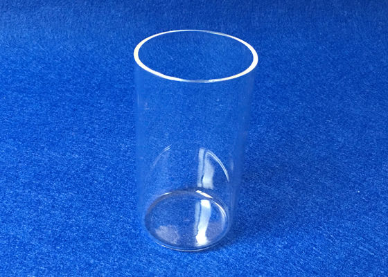 চীন ফ্ল্যাট নীচে টাইপ কোয়ার্টজ টেস্ট টিউব OD60mm উচ্চ বিশুদ্ধতা SiO2 উপাদান তৈরি সরবরাহকারী
