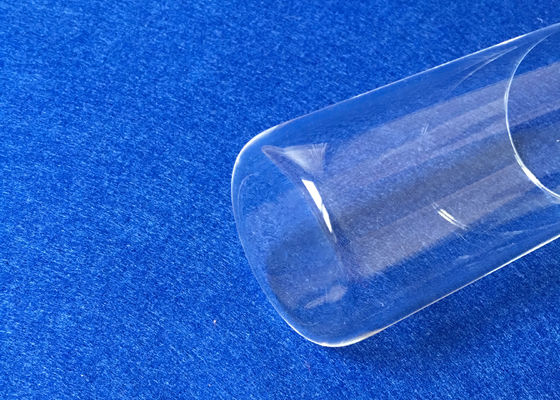 ফ্ল্যাট নীচে টাইপ কোয়ার্টজ টেস্ট টিউব OD60mm উচ্চ বিশুদ্ধতা SiO2 উপাদান তৈরি সরবরাহকারী