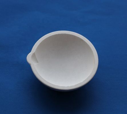 100 - 2500G কোয়ার্টজ গ্লাস ক্রুসিবল / সিলিকা সিরামিক ক্রুসিবল সোনার জন্য / রূপালী সরবরাহকারী