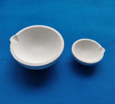 100 - 2500G কোয়ার্টজ গ্লাস ক্রুসিবল / সিলিকা সিরামিক ক্রুসিবল সোনার জন্য / রূপালী সরবরাহকারী